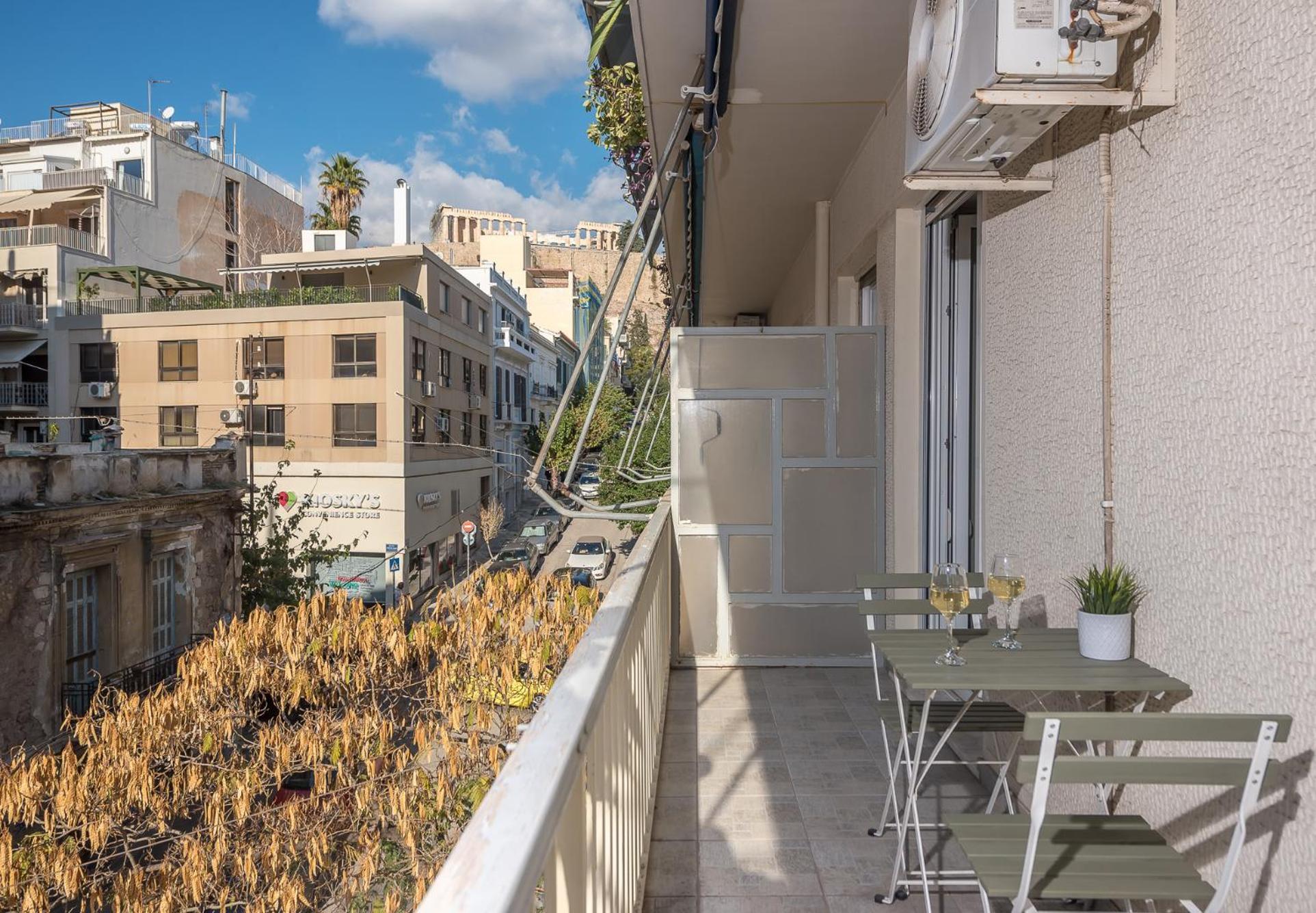 Spacious 2Bds Apt With Acropolis View In Center أثينا المظهر الخارجي الصورة